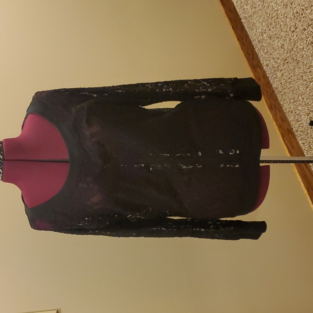 🖤Maurices🖤 Black lace top, size L